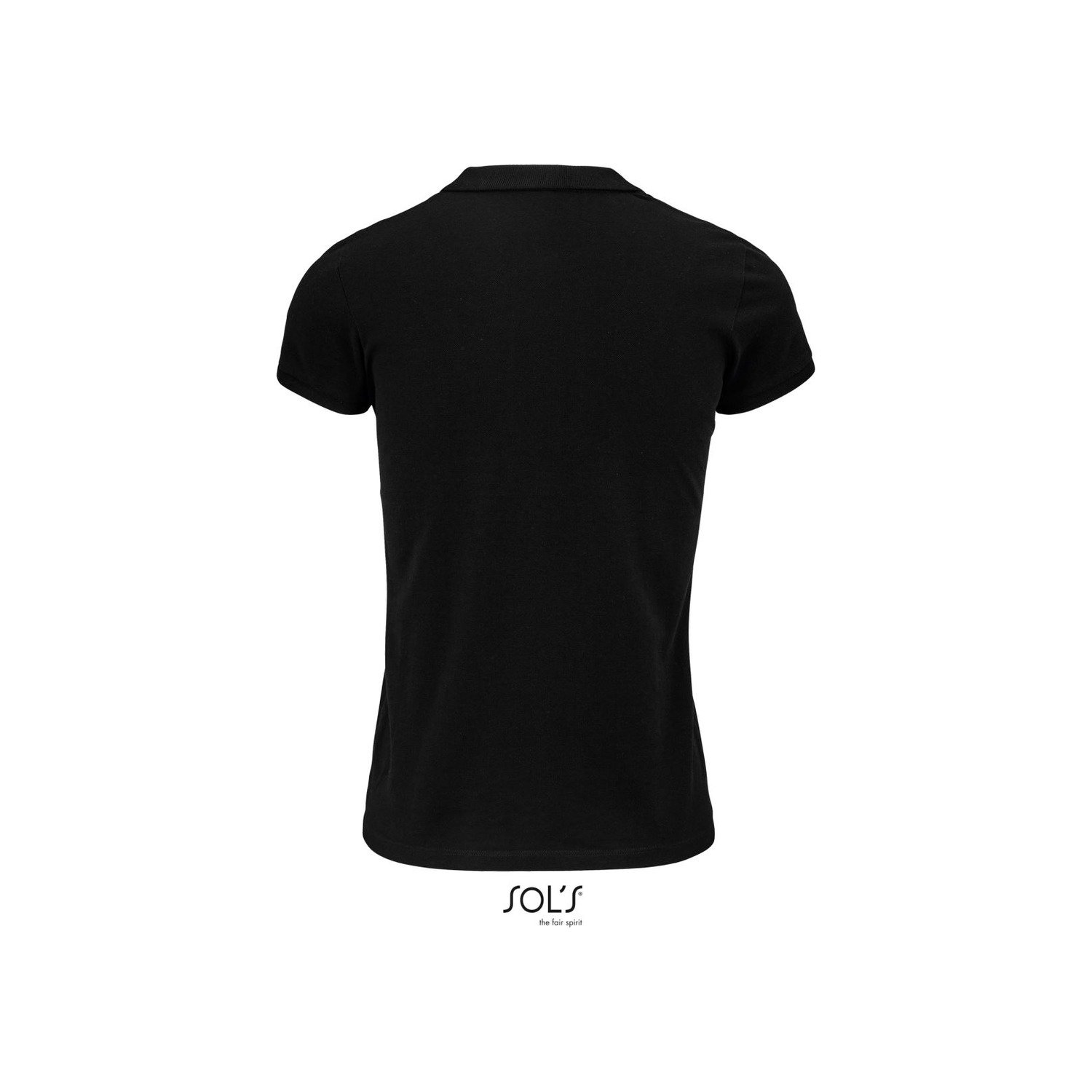 Polo Planet Women schwarz Rückseite